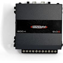 SounDigital 800.4 Evo6 Class D 4 Channel 4 Ohms Amplifier Module